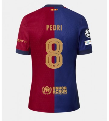 Barcelona Pedri Gonzalez #8 Primera Equipación 2024-25 Manga Corta